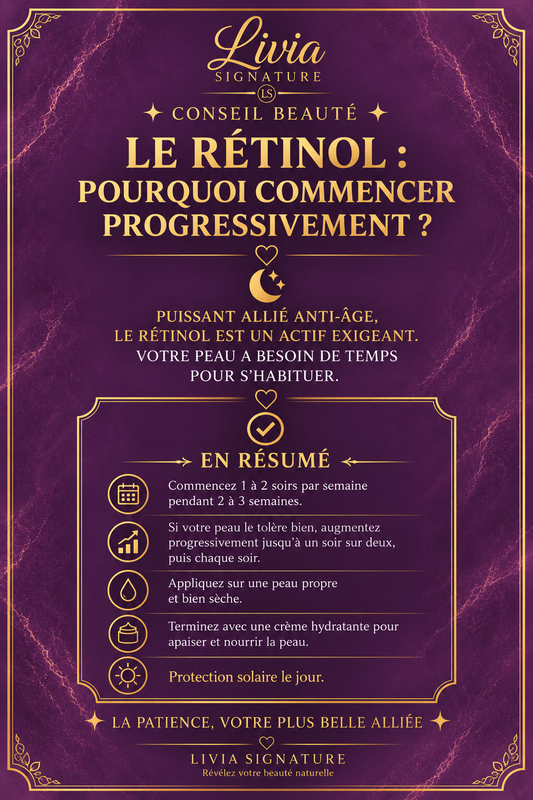 Le rétinol : pourquoi commencer progressivement ?