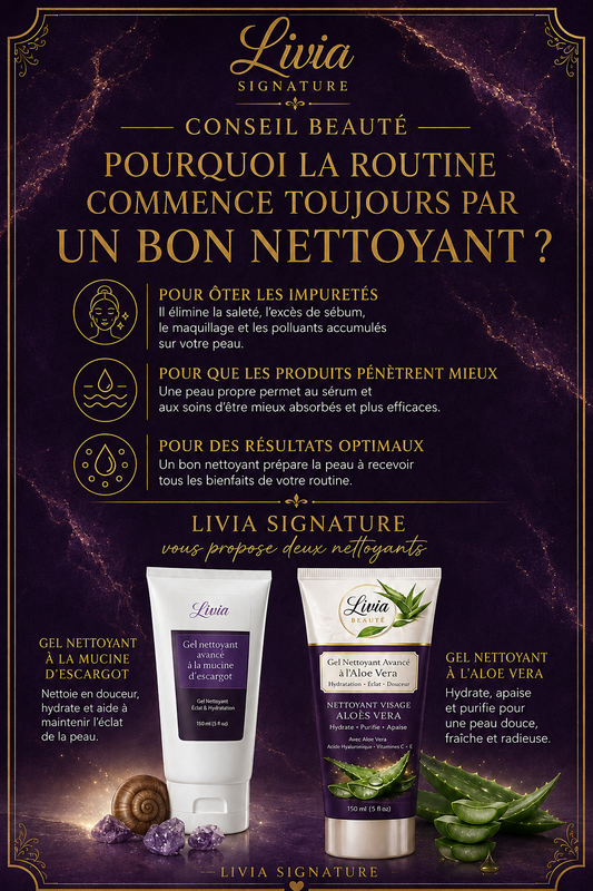 Pourquoi la routine commence toujours par un bon nettoyant ?