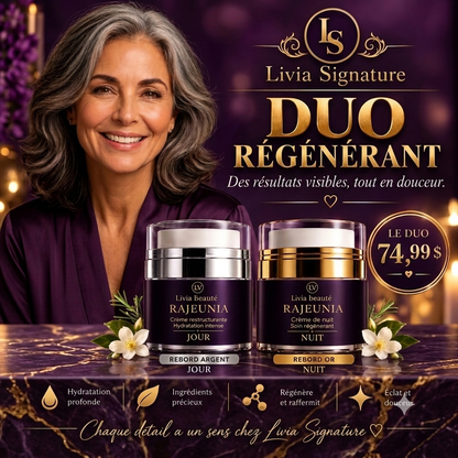 Duo crème Rajeunia jour et nuit – Livia Signature, photo 2