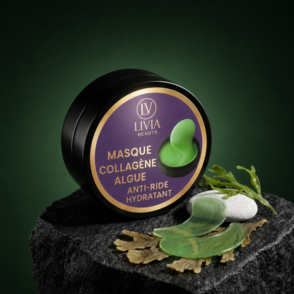 Masque yeux collagène et algues – Livia Signature