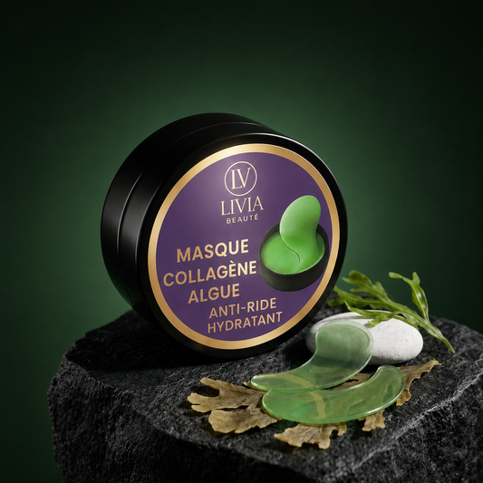 Masque yeux collagène et algues – Livia Signature