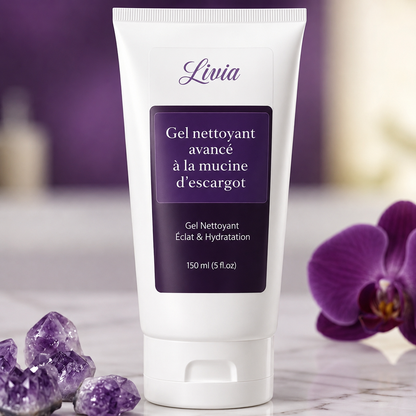 Gel nettoyant à la mucine d'escargot – Livia Signature