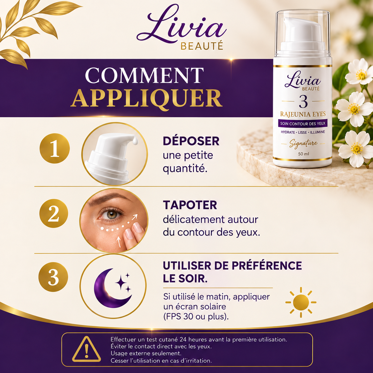Rajeunia Eyes, soin contour des yeux – Livia Signature, photo 6