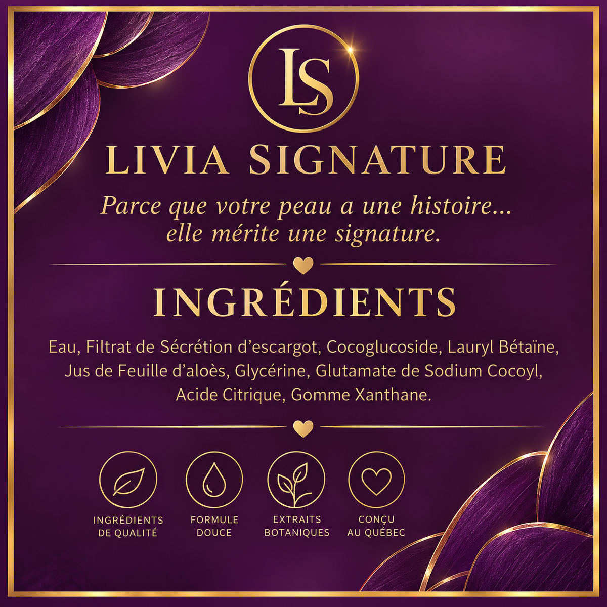 Gel nettoyant à la mucine d'escargot – Livia Signature, photo 8