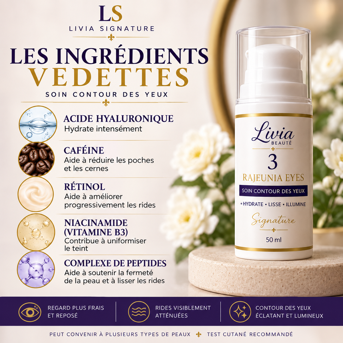Rajeunia Eyes, soin contour des yeux – Livia Signature, photo 5