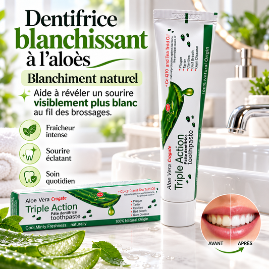 Dentifrice blanchissant naturel – Livia Signature